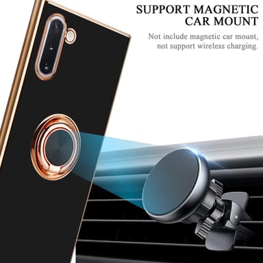 Samsung Galaxy NOTE 10 Skal Fodral Case (Svart)