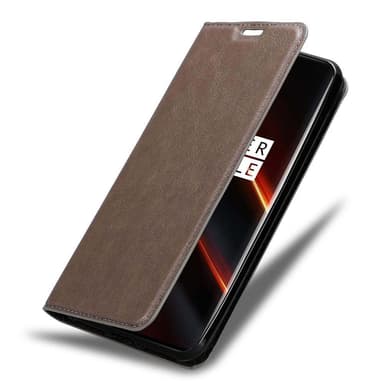 Skal OnePlus 7T PRO Plånboksfodral (Brun)