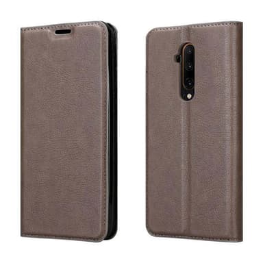 Skal OnePlus 7T PRO Plånboksfodral (Brun)
