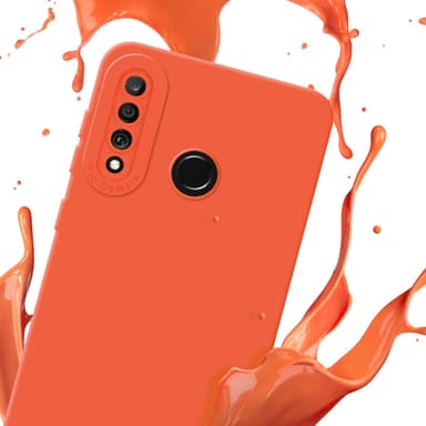 Huawei P30 LITE Skal Fodral Case (Orange)