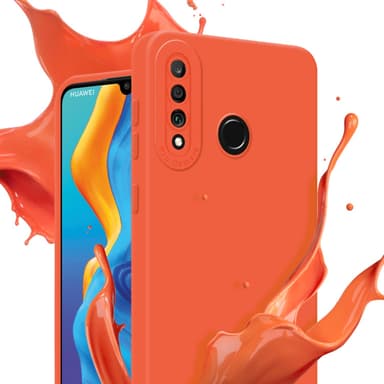 Huawei P30 LITE Skal Fodral Case (Orange)