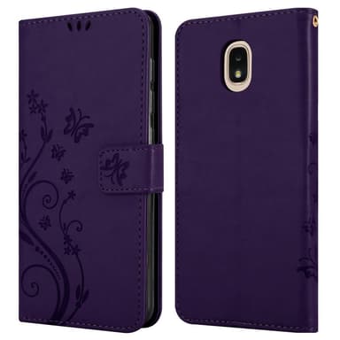 Samsung Galaxy J3 2018 Plånboksfodral Skal (Lila)