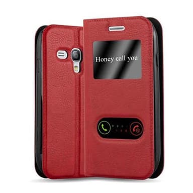 Samsung Galaxy S3 MINI Plånboksfodral Skal (Röd)