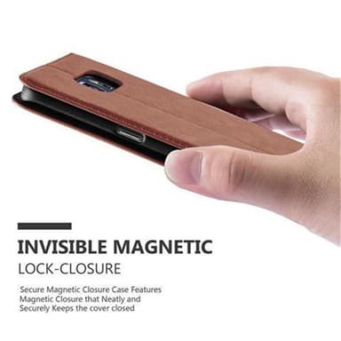 Skal Samsung Galaxy S6 EDGE Plånboksfodral (Brun)
