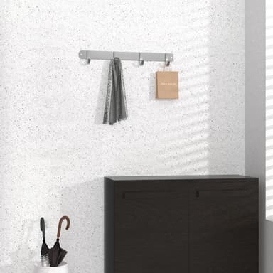 Klädstång Klädkrokar Klädhängare (modell d - 4 krokar)