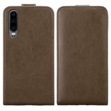Huawei P30 Flipfodral Skal (Brun)