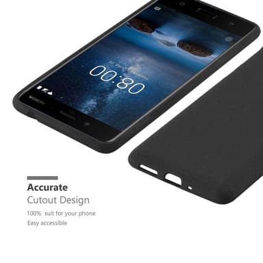 Skal Nokia 8 2017 Fodral Case (Svart)