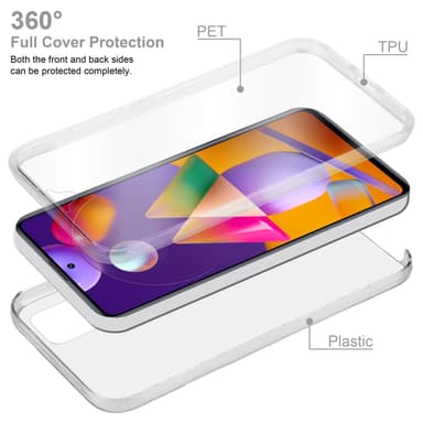 Skal Samsung Galaxy M31s Fodral Case (Transparent)