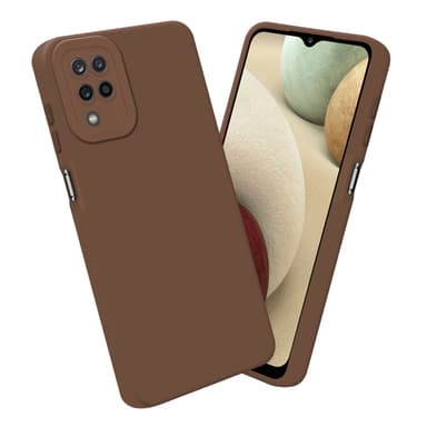 Skal Samsung Galaxy A12 / M12 Fodral Case (Brun)