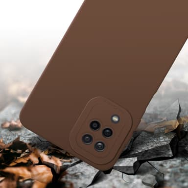 Skal Samsung Galaxy A12 / M12 Fodral Case (Brun)