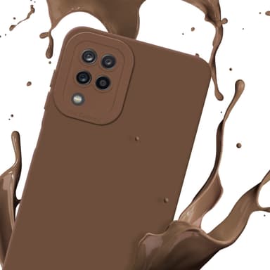 Skal Samsung Galaxy A12 / M12 Fodral Case (Brun)