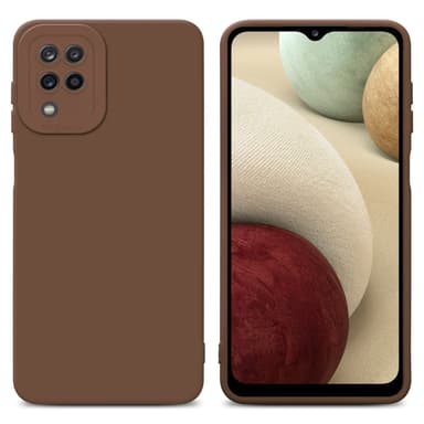 Skal Samsung Galaxy A12 / M12 Fodral Case (Brun)