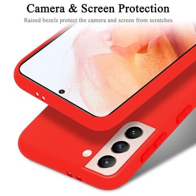 Samsung Galaxy S22 Skal Fodral Case (Röd)