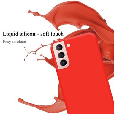 Samsung Galaxy S22 Skal Fodral Case (Röd)