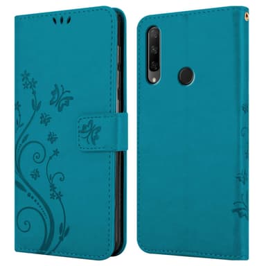 Honor 9X Plånboksfodral Skal (Blå)