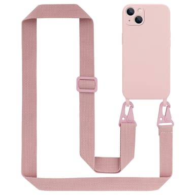 iPhone 14 Skal Fodral Kedja (Rosa)