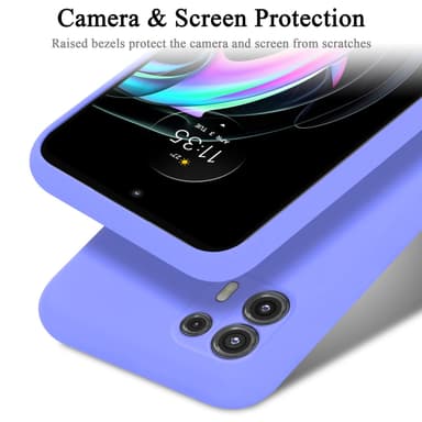 Motorola EDGE 20 LITE / FUSION Skal Fodral Case (Lila)