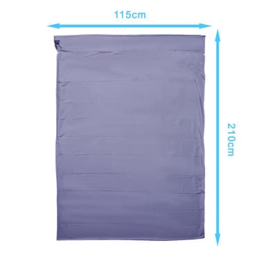 Sovsäck Resa 115x 210 cm Kudde Filt (lila)