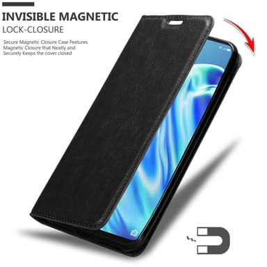 Skal Oppo A91 Plånboksfodral (Svart)