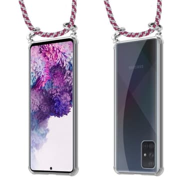 Skal Samsung Galaxy A51 4G / M40s Fodral Kedja (Röd)