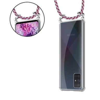Skal Samsung Galaxy A51 4G / M40s Fodral Kedja (Röd)