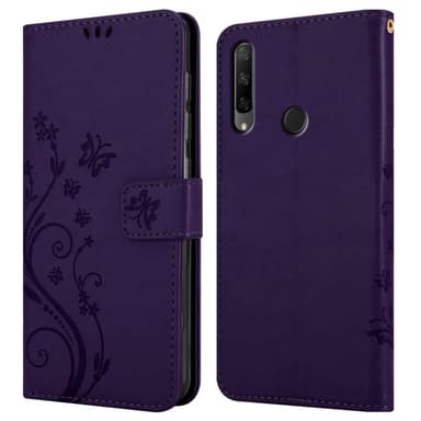 Honor 9X Plånboksfodral Skal (Lila)