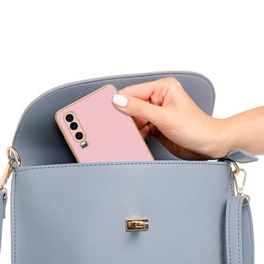 Huawei P30 Skal Fodral Case (Rosa)