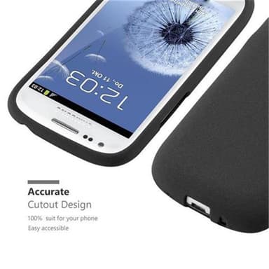 Skal Samsung Galaxy S3 MINI Fodral Case (Svart)