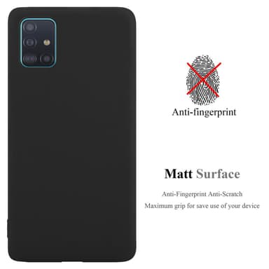 Skal Samsung Galaxy A51 5G Fodral Case (Svart)