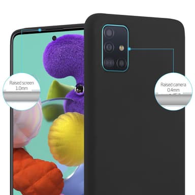 Skal Samsung Galaxy A51 5G Fodral Case (Svart)