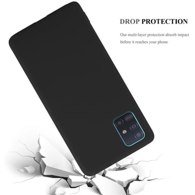 Skal Samsung Galaxy A51 5G Fodral Case (Svart)