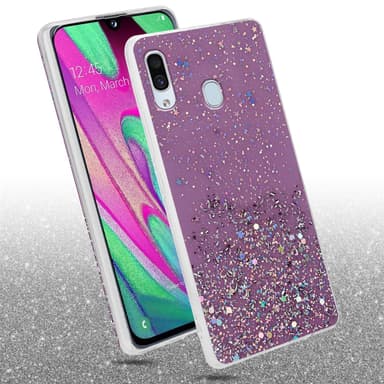 Samsung Galaxy A40 Skal Fodral Case (Lila)