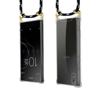 Sony Xperia XA1 Skal Fodral Kedja (Svart)