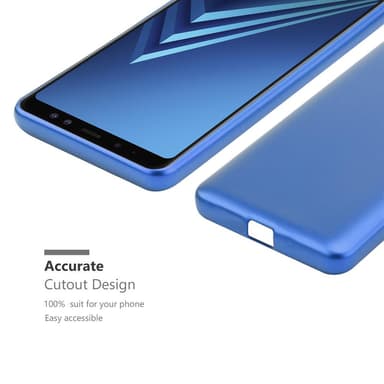 Skal Samsung Galaxy A8 2018 Fodral Case (Blå)