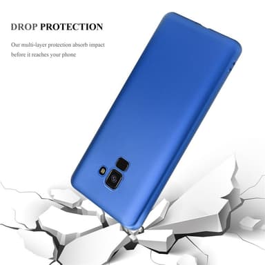 Skal Samsung Galaxy A8 2018 Fodral Case (Blå)