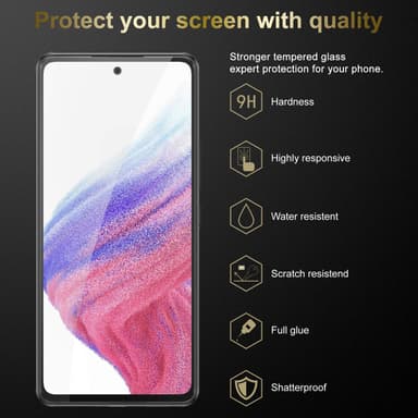 Samsung Galaxy A53 5G 3x Skyddsglas Skyddsfilm