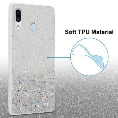 Samsung Galaxy A40 Skal Fodral Case (Transparent)
