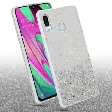 Samsung Galaxy A40 Skal Fodral Case (Transparent)