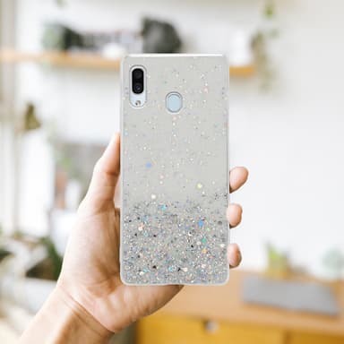 Samsung Galaxy A40 Skal Fodral Case (Transparent)