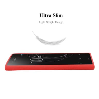 Skal Sony Xperia XZ1 Fodral Case (Röd)