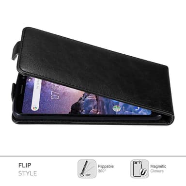 Nokia 7 PLUS Flipfodral Skal (Svart)
