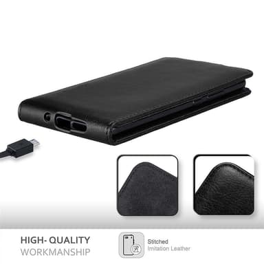 Nokia 7 PLUS Flipfodral Skal (Svart)