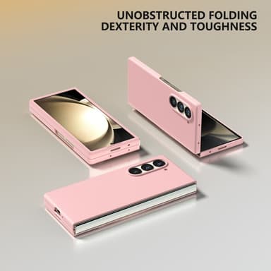 SKALO Samsung Z Fold6 Ultratunn Skin-touch Fold Skal - Rosa