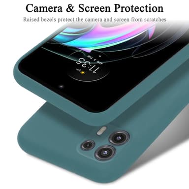 Motorola EDGE 20 LITE / FUSION Skal Fodral Case (Grön)