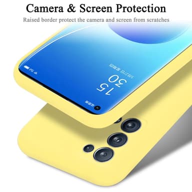 Oppo Reno6 PRO 5G Skal Fodral Case (Gul)