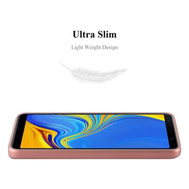 Skal Samsung Galaxy A7 2018 Fodral Case (Rosa)