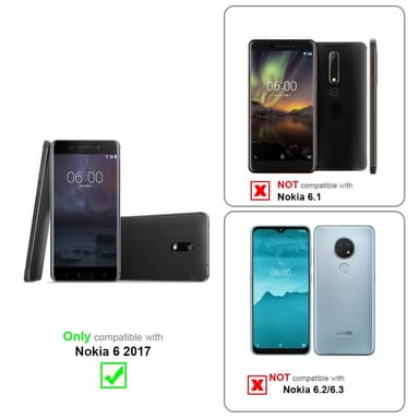 Skal Nokia 6 2017 Fodral Case (Svart)
