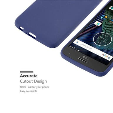 Skal Motorola MOTO G5 Fodral Case (Blå)