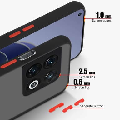 OnePlus 10 PRO 5G Skal Fodral Case (Svart)