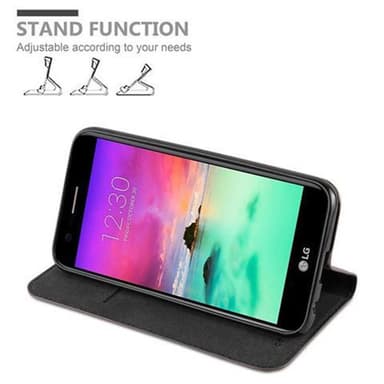 Skal LG K10 2017 Plånboksfodral (Brun)